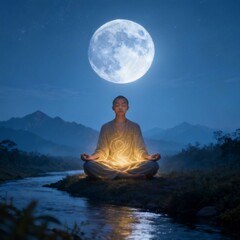 Fototapeta premium “Guru Purnima: Illuminating Paths with Wisdom, Gratitude & Eternal Guidance”