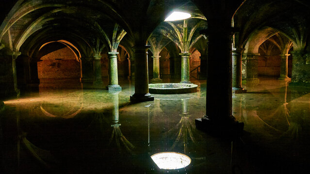 ancient portuguese cistern in El Jadida, Morocco 067