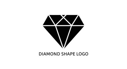Fototapeta premium Diamond Shape Logo Design Template.
