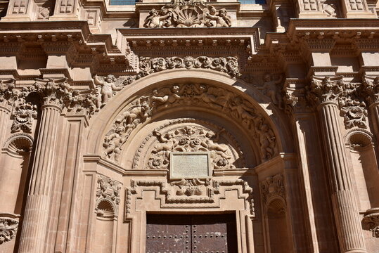 catholic cathedral San Patricio in town Lorca,Spain