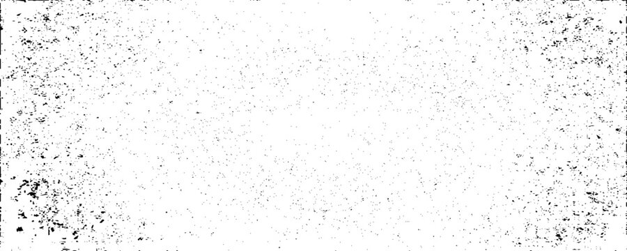 Minimalist abstract texture of scattered black specks and dust particles on a clean background.