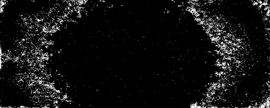 Minimalist abstract texture of scattered black specks and dust particles on a clean background.