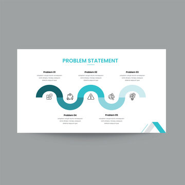 Problem Slide Presentation Template for Business Pitch Deck and Startup Problem Statement