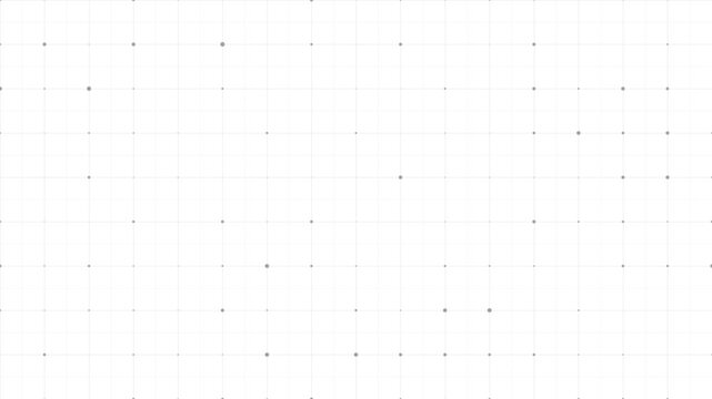 Minimalist grayscale grid pattern with blinking dots. Suitable for technical and scientific projects. This clean modern design is full HD and a seamless loop.