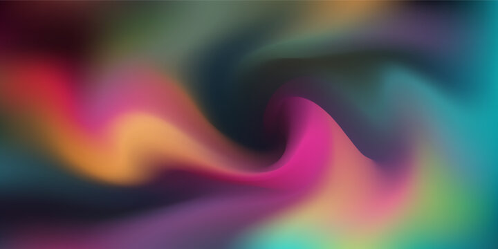 Vibrant multi color abstract mesh gradient background with dark tones vector ilustartion eps10 mash benner poster