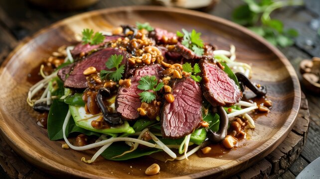 Indonesian meat dish with peanut sauce &mdash; Daging Nave.