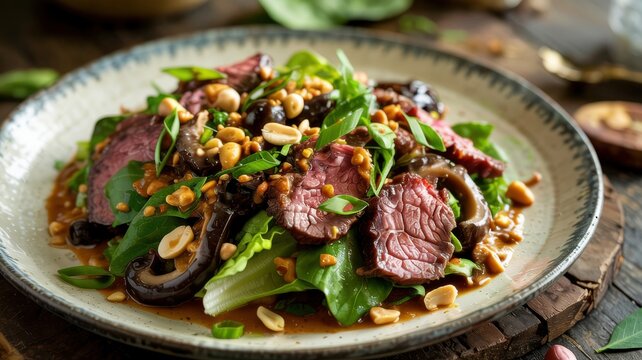 Indonesian meat dish with peanut sauce &mdash; Daging Nave.