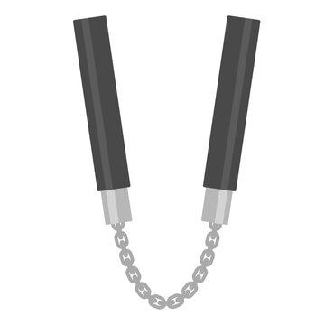 ヌンチャクのイラスト