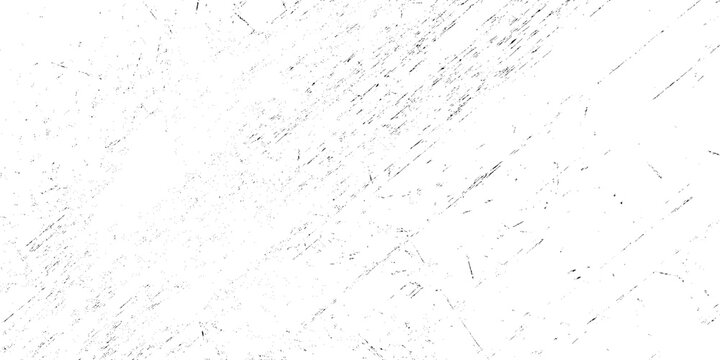 Vector illustration of a white background with black scratches and scuffs texture