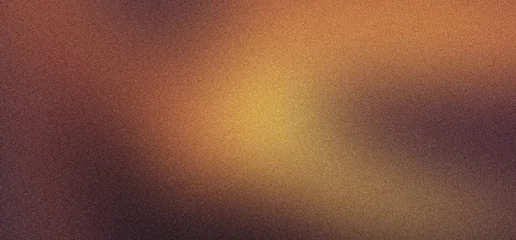 Fototapete Kunst Abstract grainy gradient background with warm amber and brown tones. Soft blurred texture with cinematic film grain effect. Earthy sepia color palette for modern graphic design and web banners.  © MH MAHFUZ  design
