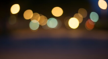 Fototapeta premium bokeh lights at night vector illustration, flat design