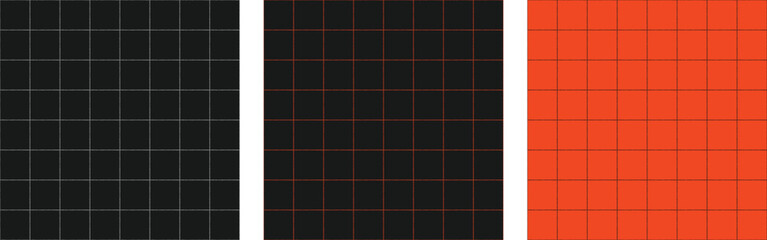 Seamless Technical grid ripstop- natural rope vector pattern © Pattern Designer
