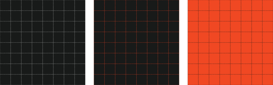 Seamless Technical grid ripstop- natural rope vector pattern
