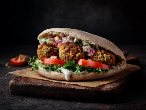 falafel sandwich 