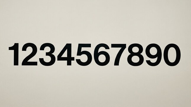 "Black numerals 1234567890 in bold sans-serif."