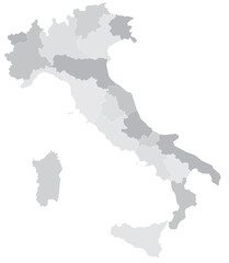 Obraz premium map of italy