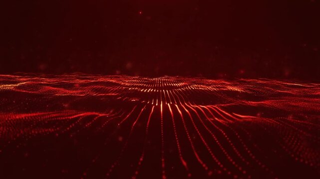 abstract red background with rays