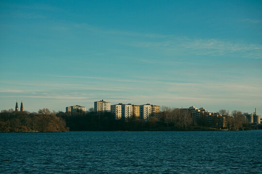 Stockholm Cityscape Over Riddarfj&auml;rden
