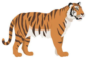 Fototapeta premium PNG Tiger tiger illustration animal.