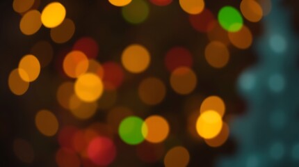 Obraz premium Colorful bokeh lights abstract background texture.