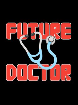 future doctor with stethoscope study motivation
