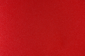 Fototapeta premium Red textile fabric macro texture pattern high resolution background