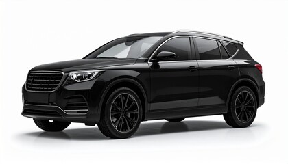 Naklejka premium Black SUV modern design luxury performance style