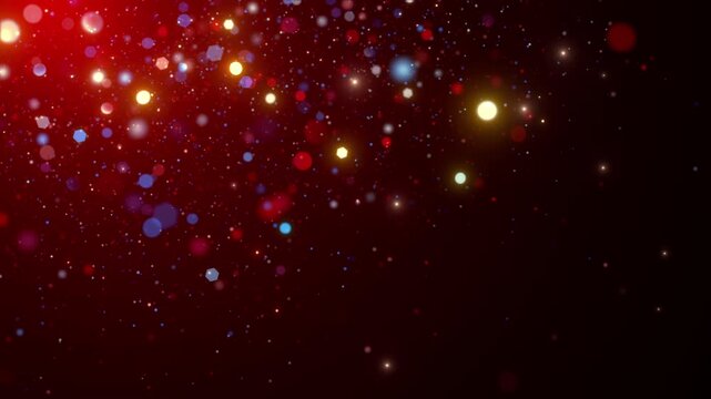 red bokeh sparkles glitter lights alpha loop