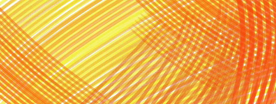 Ilustraci&oacute;n para fondo abstracto de l&iacute;neas curvas, amarillo y anaranjado.