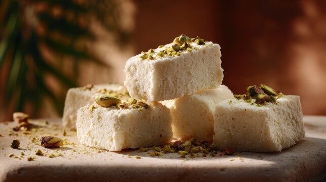 bengali sandesh traditional indian sweet in natural light
