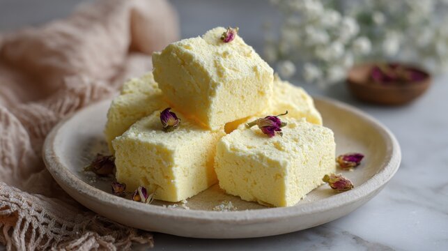 bengali sandesh traditional indian sweet in natural light