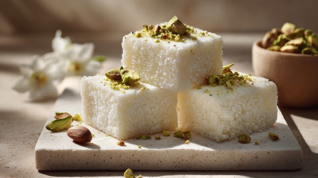 bengali sandesh traditional indian sweet in natural light
