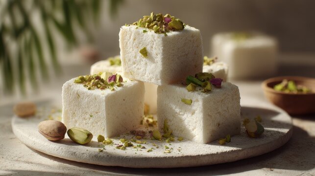 bengali sandesh traditional indian sweet in natural light