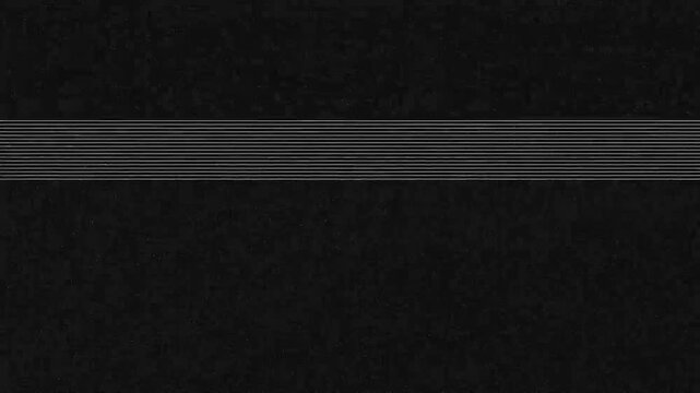 Red "NO SIGNAL" glowing text animation on black grainy background, digital glitch effect for retro tv and error screen vfx.