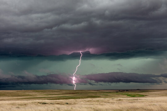 Lightning in the storm