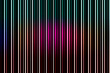 Fototapeta premium Vibrant multicolored gradient background with vertical neon stripes pattern