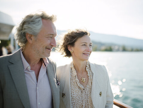 portrait of senior couple