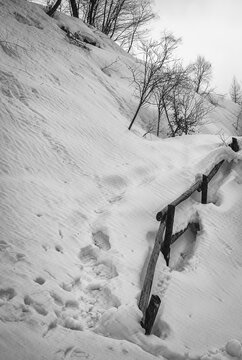 slopes of the biella alps, covered by the snow, early springtime season (piedmont region, northern italy alps).