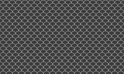 Elegant grayscale fish scale pattern.  Perfect for backgrounds, textures, website design, or print projects.  This seamless design offers a sophisticated, subtle texture. © Olena