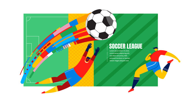 Football stadium 2026 competition design. Geometric soccer field background for World Cup 26 tournament. Modern sport illustration.