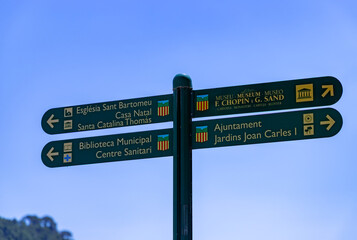 Fototapeta premium Valldemossa Directions