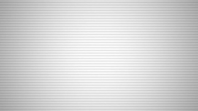 White Roller Shutter Door Background, Realistic Aluminum Slat Texture, Automatic Garage or Store Security Gate Moving Up, Clean Minimalist Industrial Abstract Animation, Seamless Loop 4K