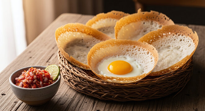 Crispy Sri Lankan Hoppers
