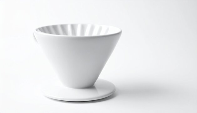 Ceramic pour-over coffee dripper