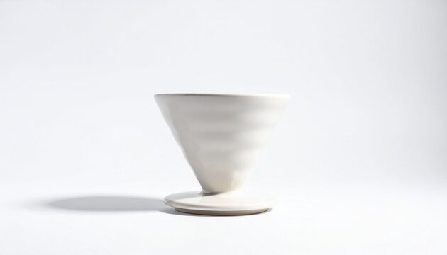 Ceramic pour-over coffee dripper