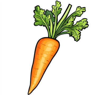 ニンジン, 野菜, イラスト, オレンジ, ベジタリアン, ビタミン、カロチン