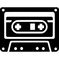 Obraz premium Cassette Tape Icon Vector