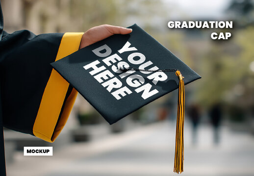 Graduation Cap Mockup