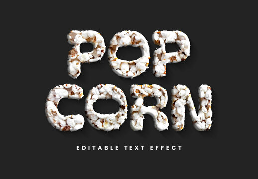 Pop Corn Text Effect