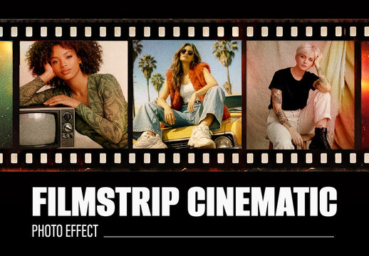 Filmstrip Cinematic Photo Effect